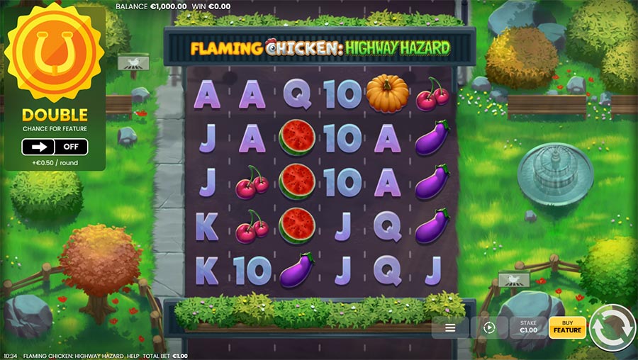 Flaming Chicken Highway Hazard slot