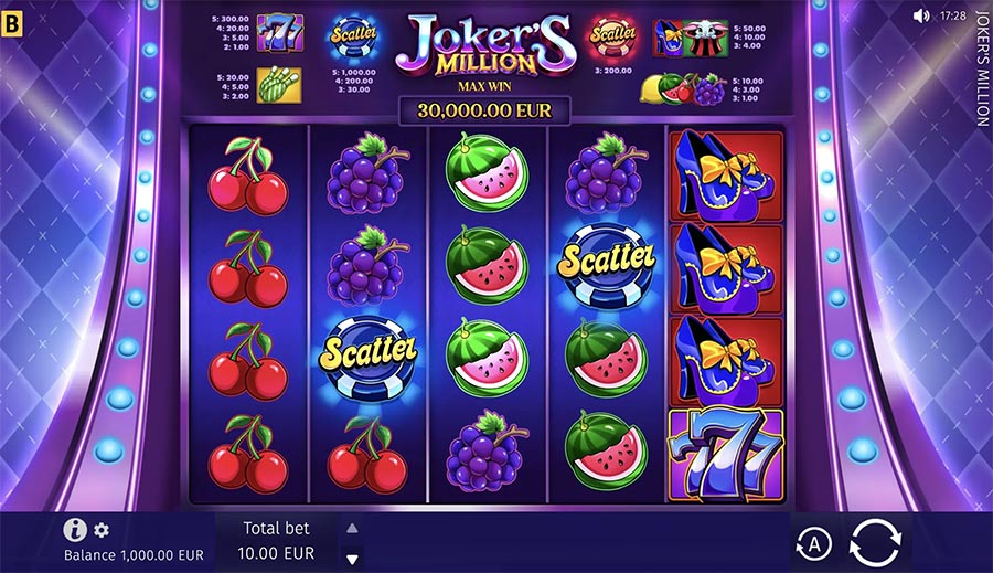 Joker's Million slot