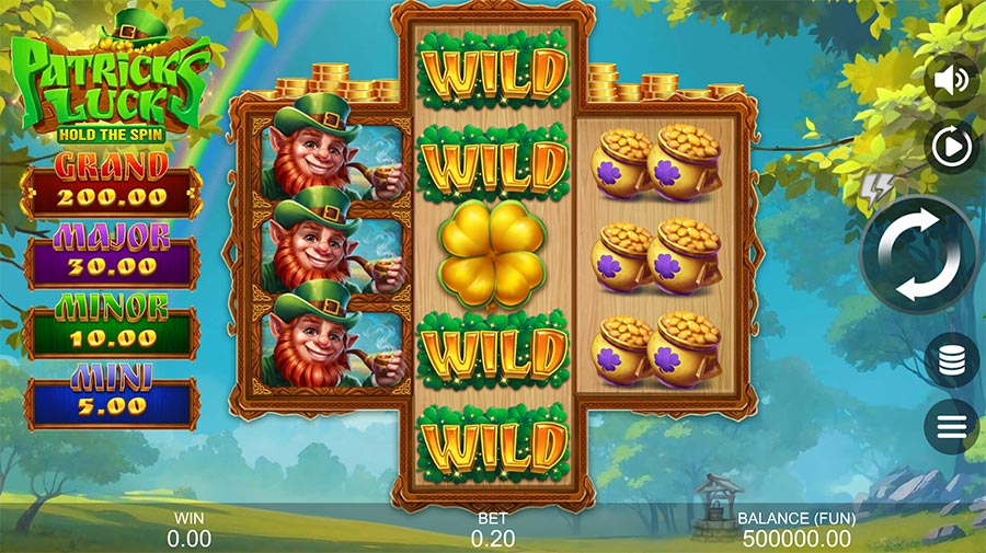 Patrick's Luck Hold The Spin slot