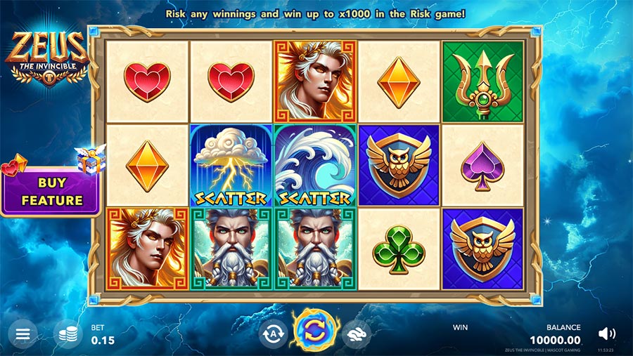 Zeus The Invincible slot