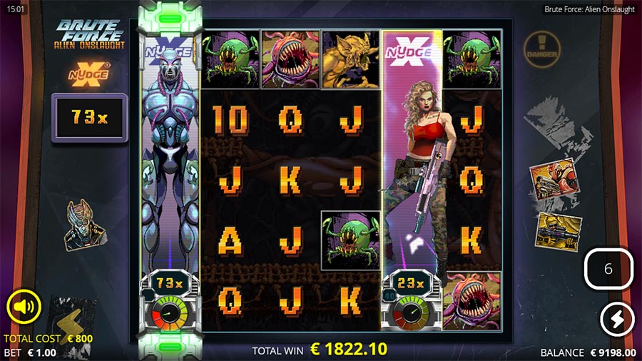 Brute Force Alien Onslaught slot