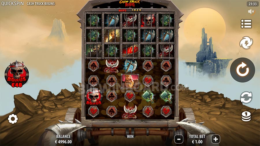 Cash Truck Begins slot