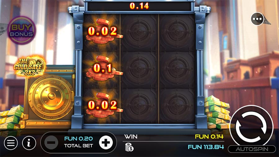 The Gold Safe 3x3 slot