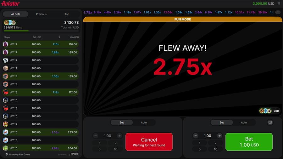 Aviator slot