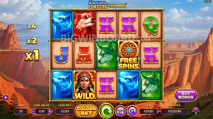 4 Wolves of Fortune slot