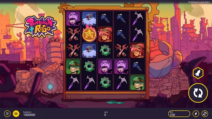 Bubblegum and Robo slot