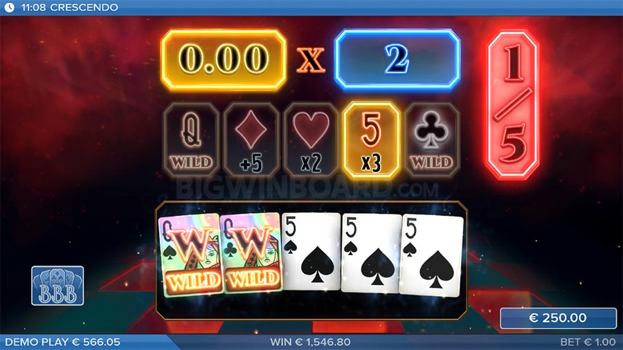 Crescendo slot