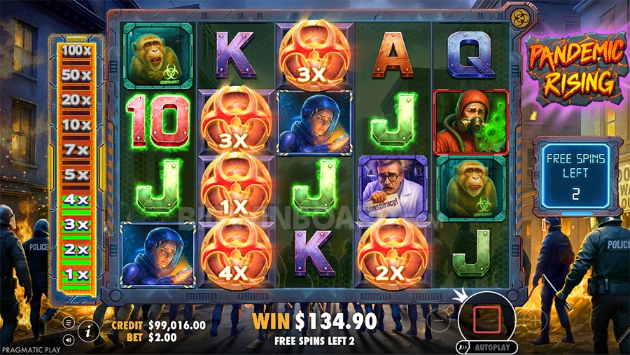 Pandemic Rising slot