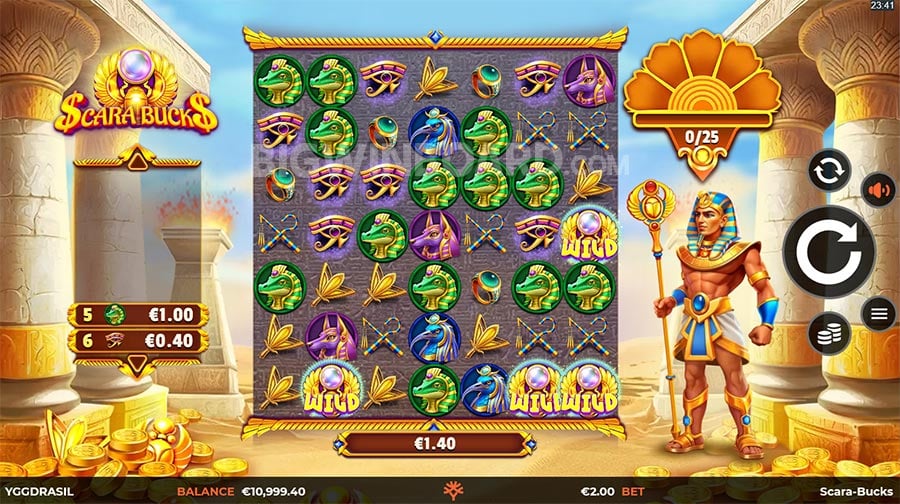Scara-Bucks slot