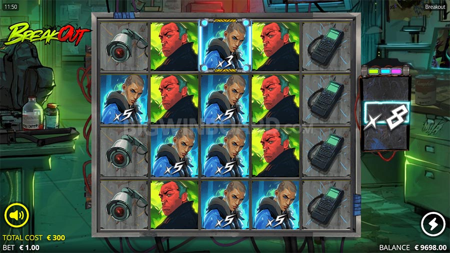 Breakout slot