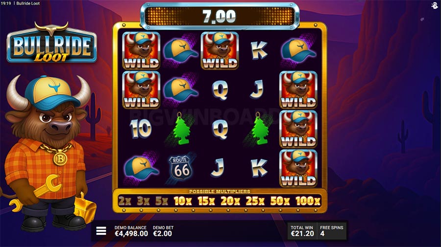Bullride Loot slot