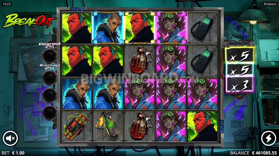 Breakout slot
