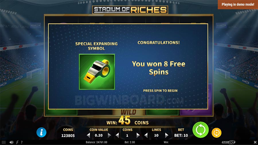 Stadium of Riches slot