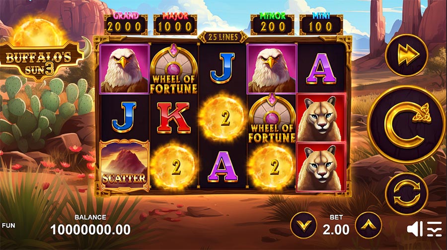 Buffalo’s Sun 3 slot