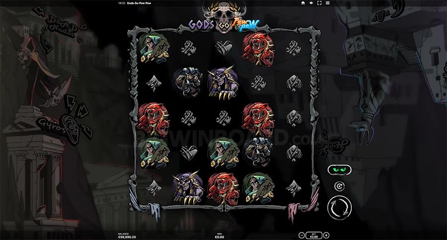 Gods Go Pew Pew slot