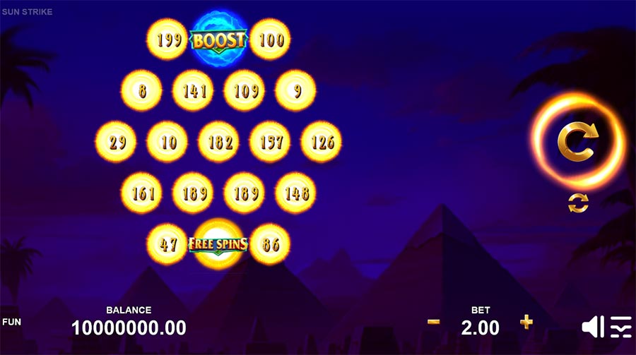 Sun Strike slot