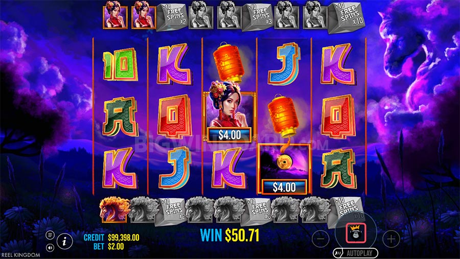 Floating Dragon Wild Horses slot