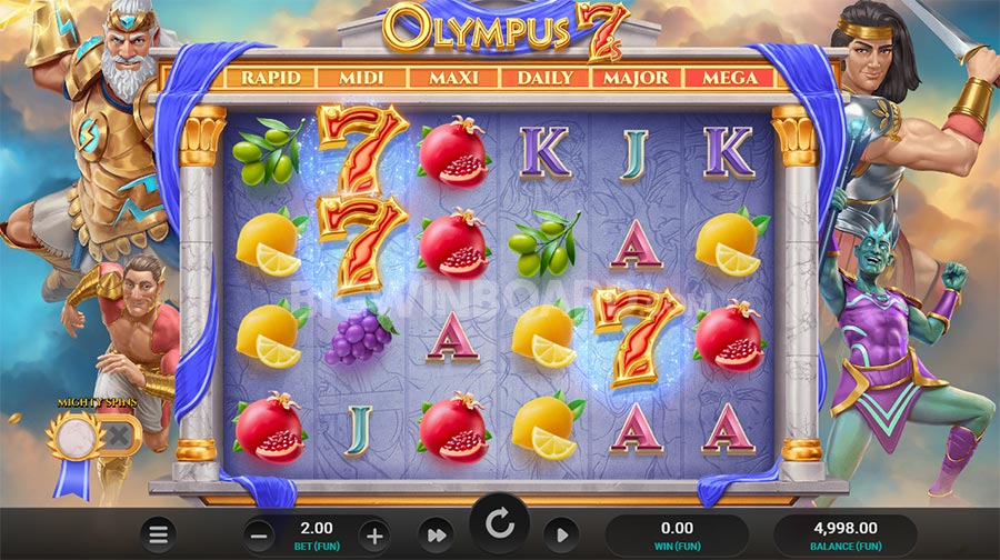 Olympus 7’s Dream Drop slot