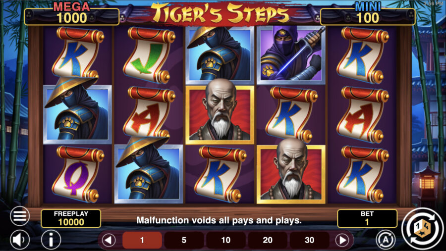 Tiger's Steps Hold And Win slot