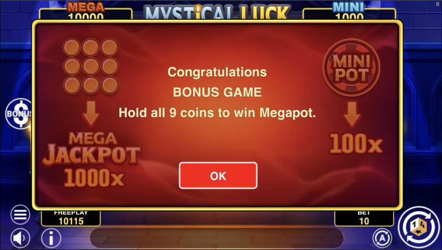 Mystical Luck Hold And Win slot