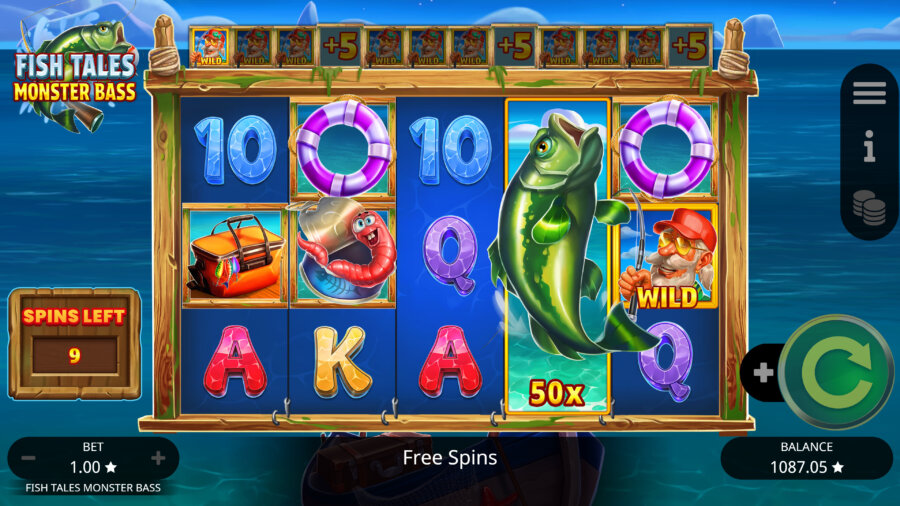 Fish Tales Monster Bass slot