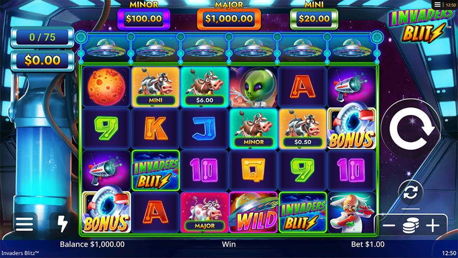 Invaders Blitz slot