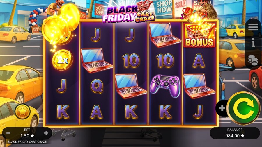 Black Friday Cart Craze slot