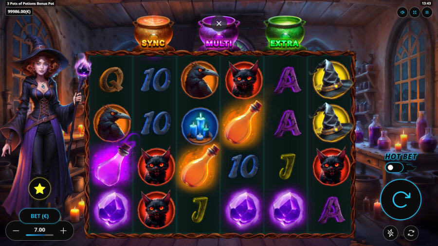 3 Pots of Potions Bonus Pot slot