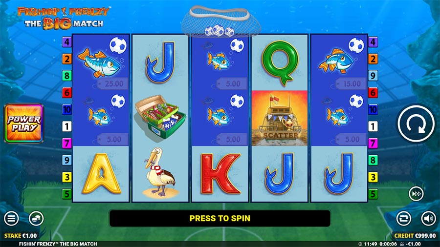 Fishin Frenzy The Big Match slot