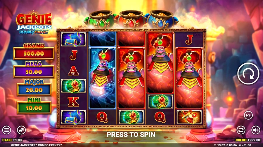 Genie Jackpots Combo Frenzy slot