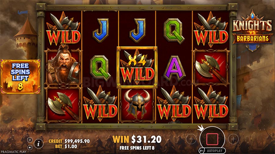 Knights vs Barbarians slot