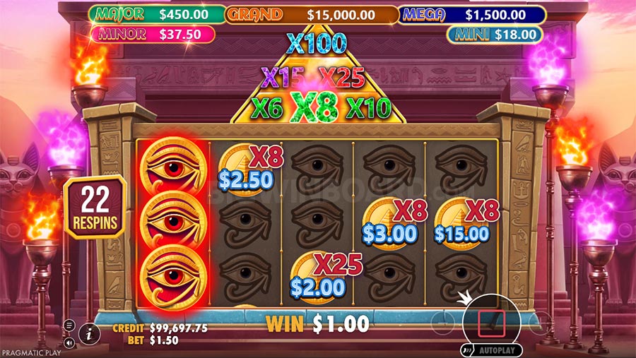 Mummy's Jewels 100 slot