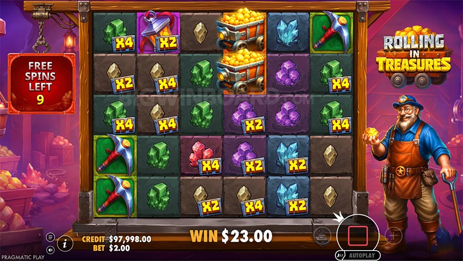 Rolling in Treasures slot