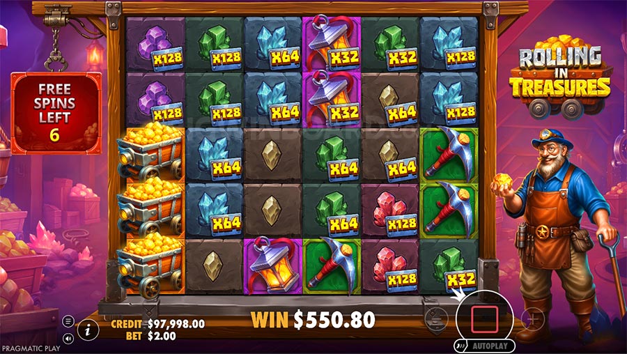 Rolling in Treasures slot