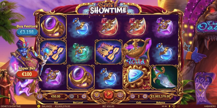 Genie's Showtime slot