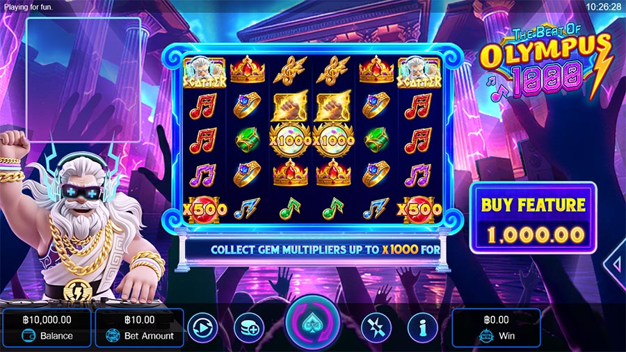 The Beat of Olympus 1000 slot