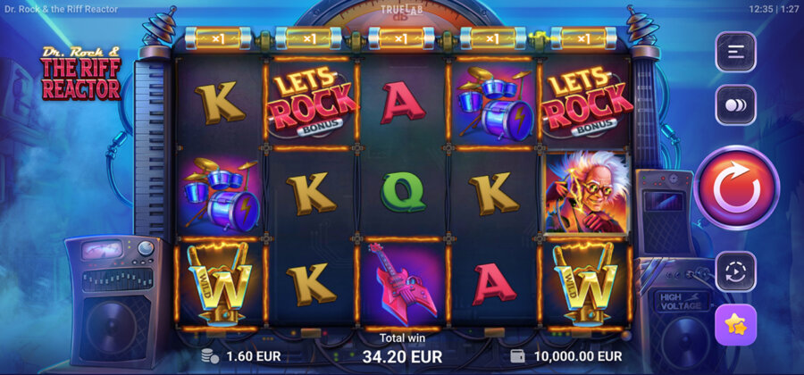 Dr. Rock & the Riff Reactor slot