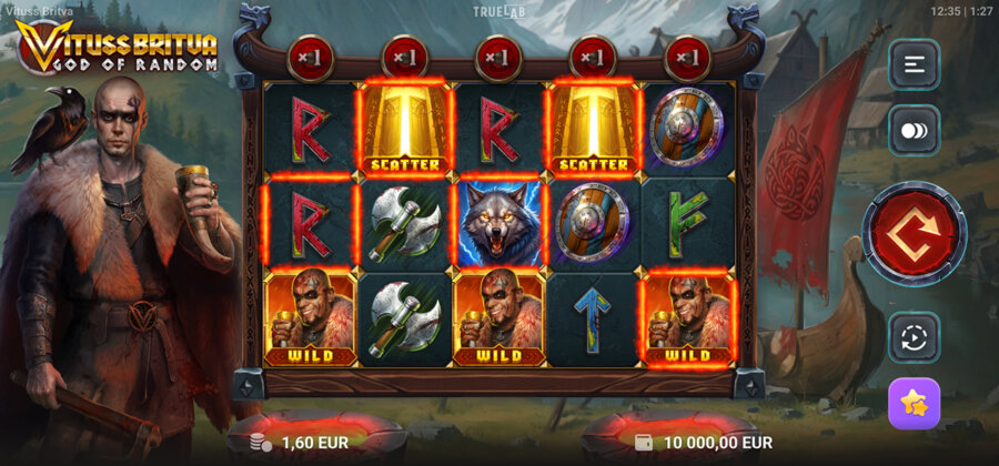 Vituss Britva God of Random slot