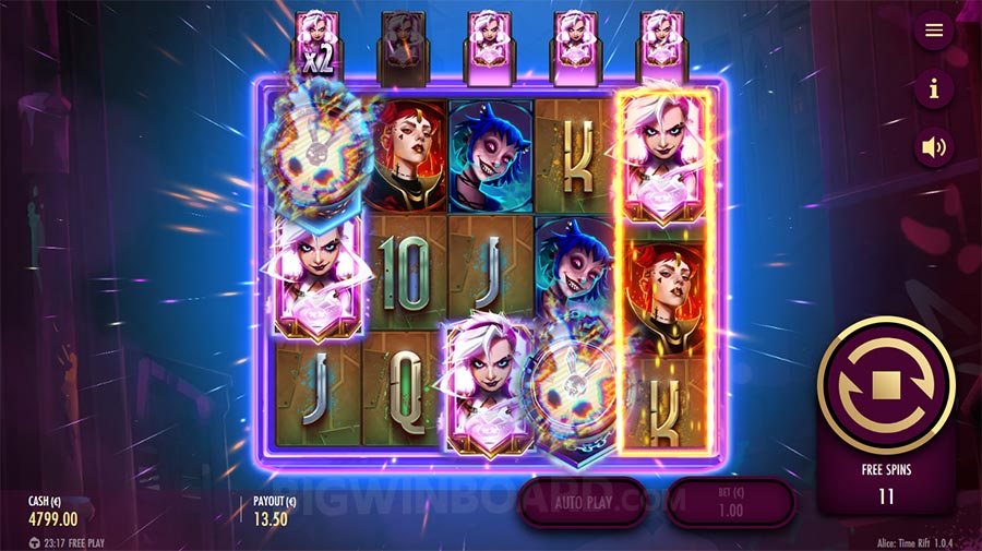 Alice Time Rift slot