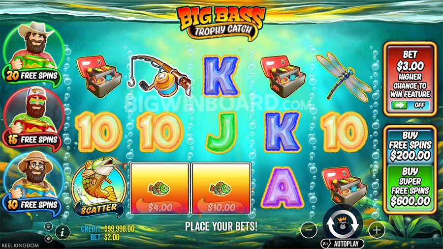 Big Bass Trophy Fishing slot
