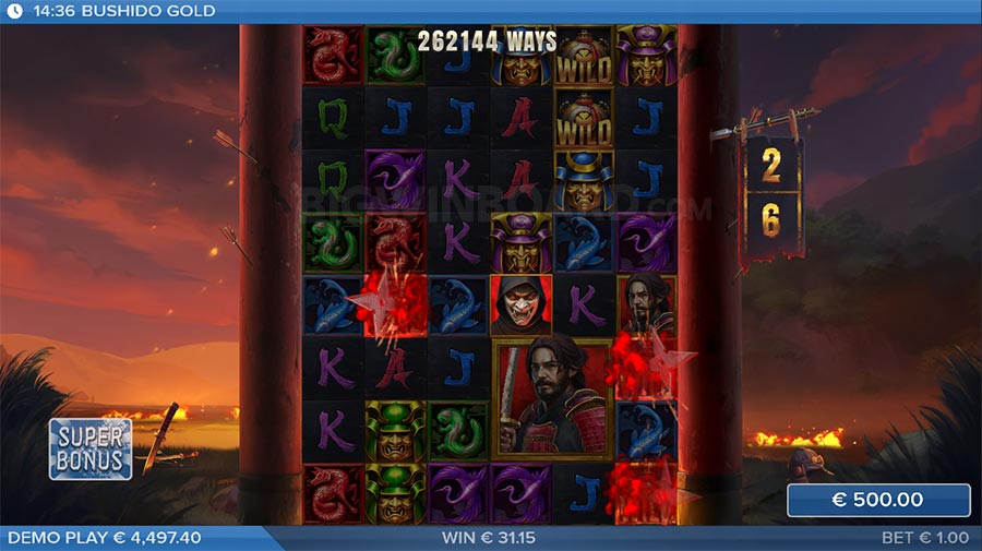 Bushido Gold slot