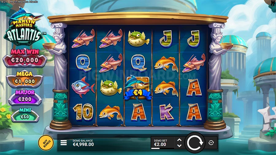 Marlin Masters Atlantis slot