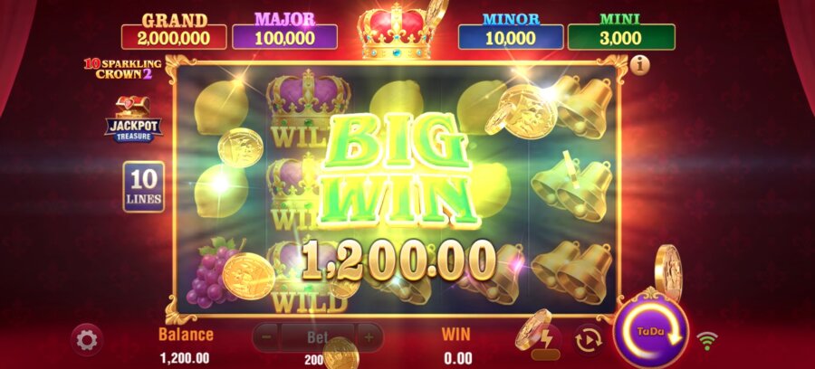 10 Sparkling Crown 2 slot