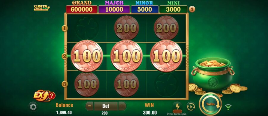 Clover Coins 3x3 slot