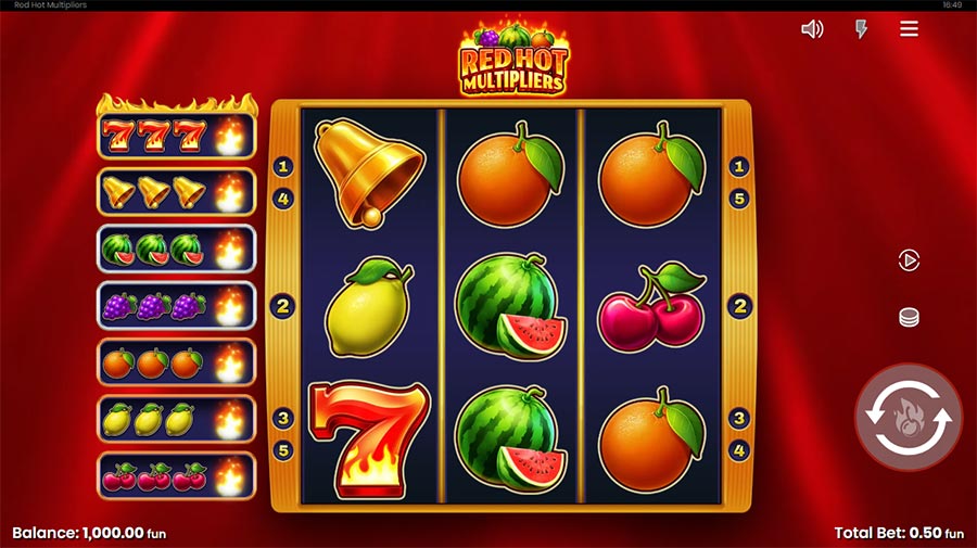 Red Hot Multipliers slot