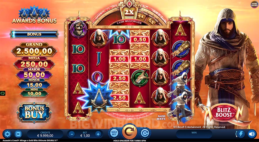 Assassin's Creed Mirage x Gold Blitz Ultimate Double X slot