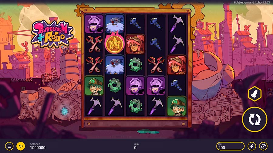 Bubblegum and Robo slot
