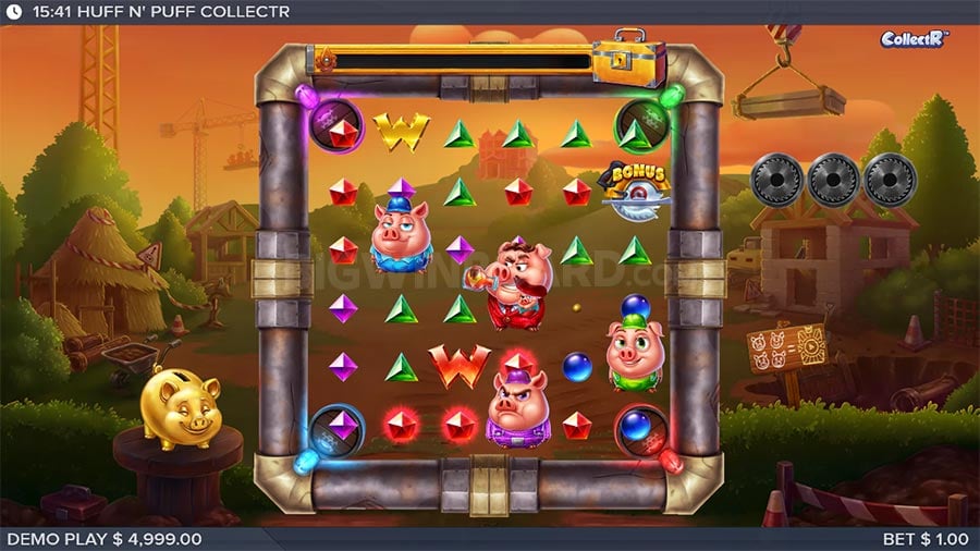 Huff N’ Puff CollectR slot
