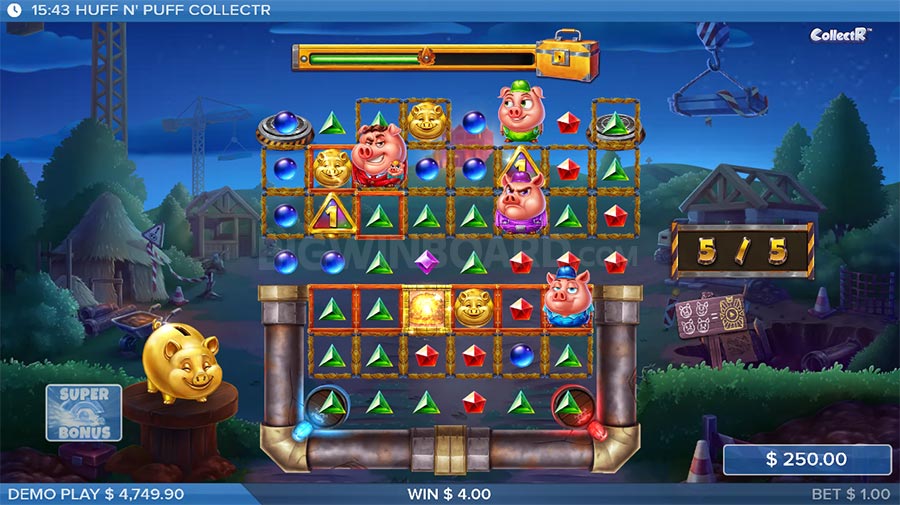 Huff N’ Puff CollectR slot