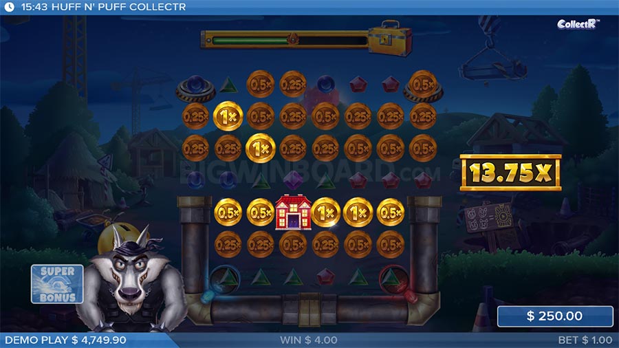 Huff N’ Puff CollectR slot